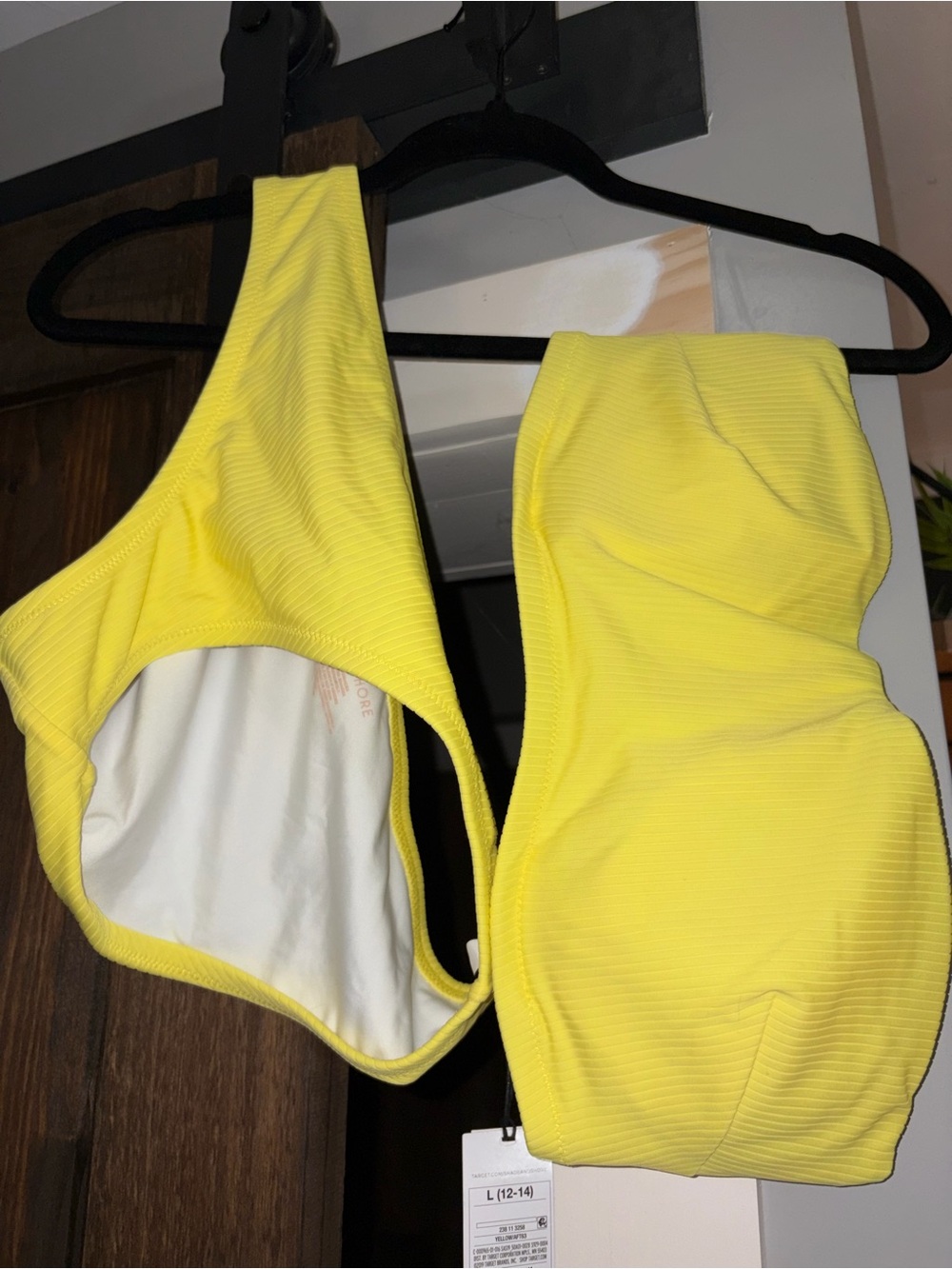 Yellow Bikini Top and Bandeau Set